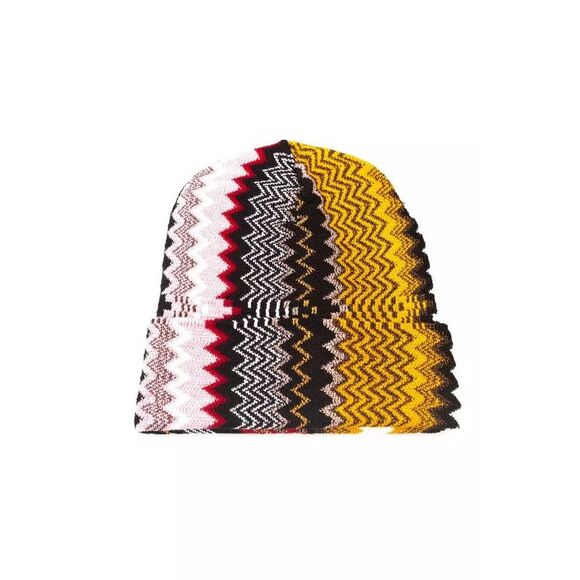 Missoni Zigzag Knit Beanie multicolor Women Multicolor Hats